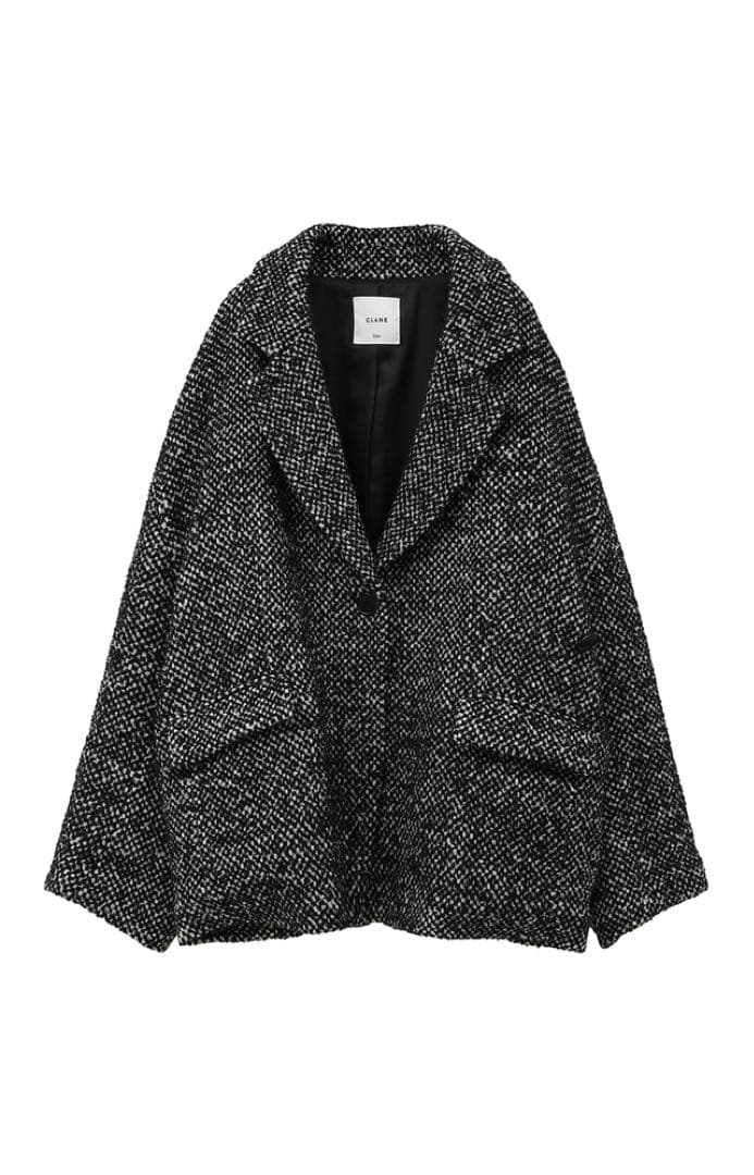 Suzu Hirose×CLANE MIX COLOR OVER COAT