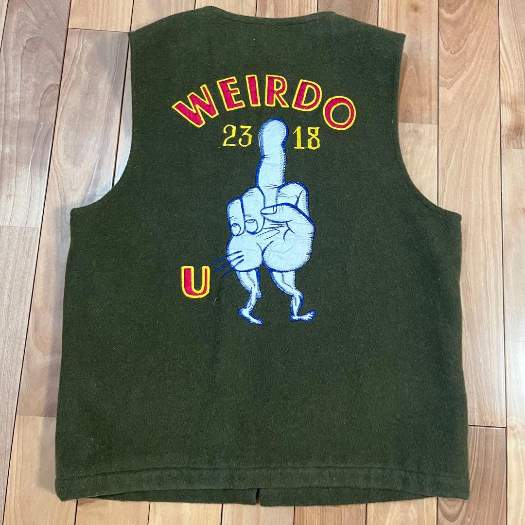 美品　Weirdo ウールベスト　L