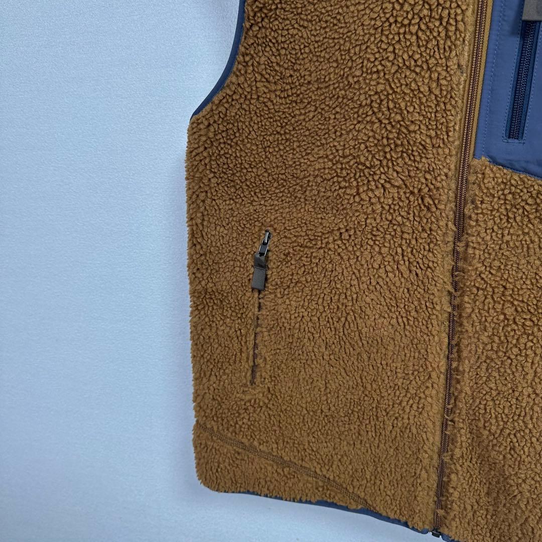 美品 L パタゴニア メンズ クラシック レトロX ベスト ボアフリース 茶