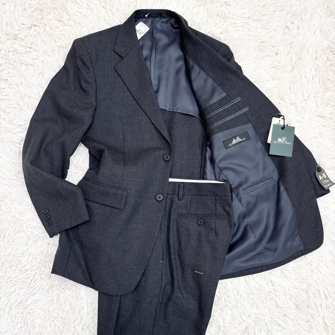 新品未使用 QUEENSWAY フォーマルスーツ セットアップ 裾上げ未実施A5