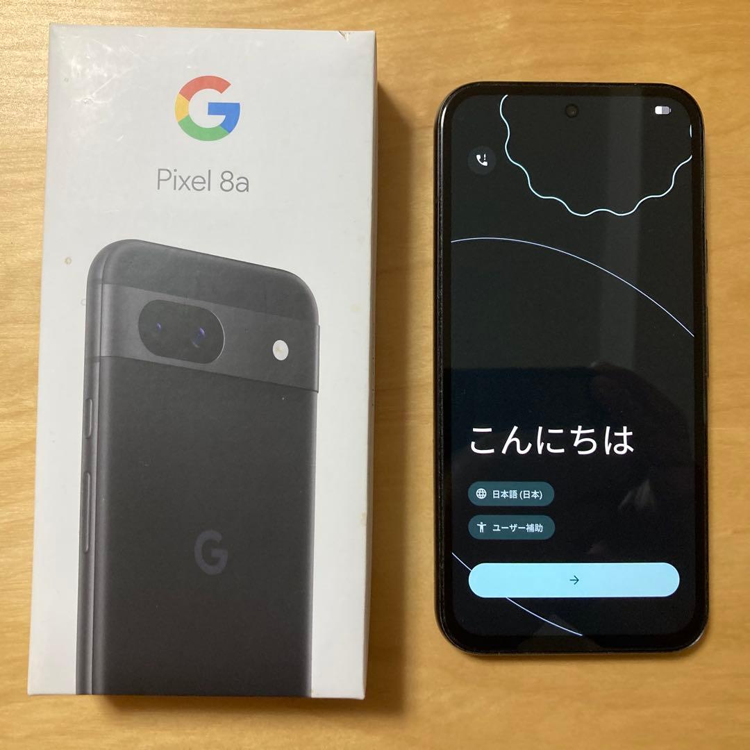 （美品）Google Pixel8a Obsidian 128GB