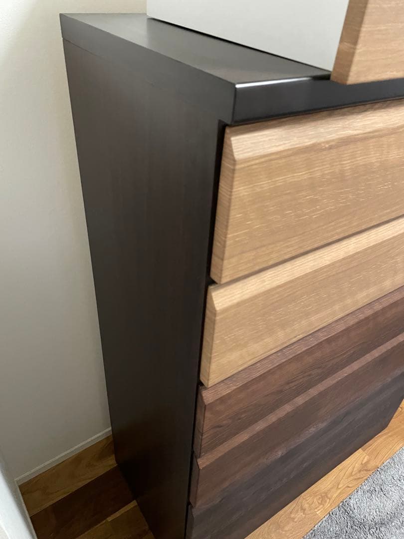 木製チェスト ブラウン