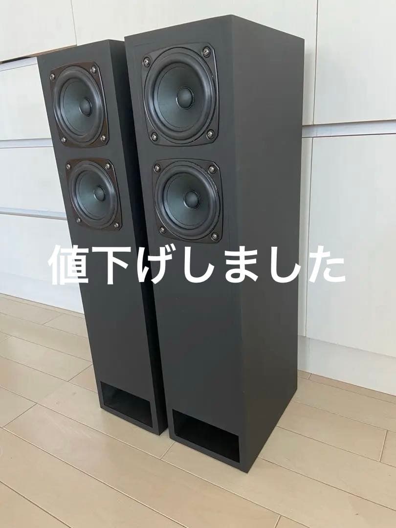 フォステクスフルレンジ2発使いバックロードホーン自作スピーカー