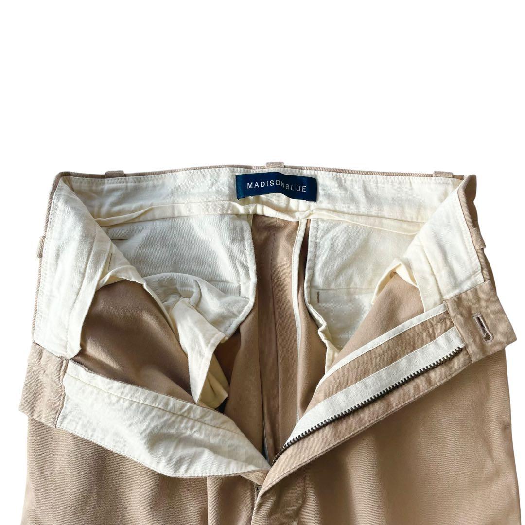 極美品✨マディソンブルー チノパン ハイウエストパンツ ワイド ベージュ 00