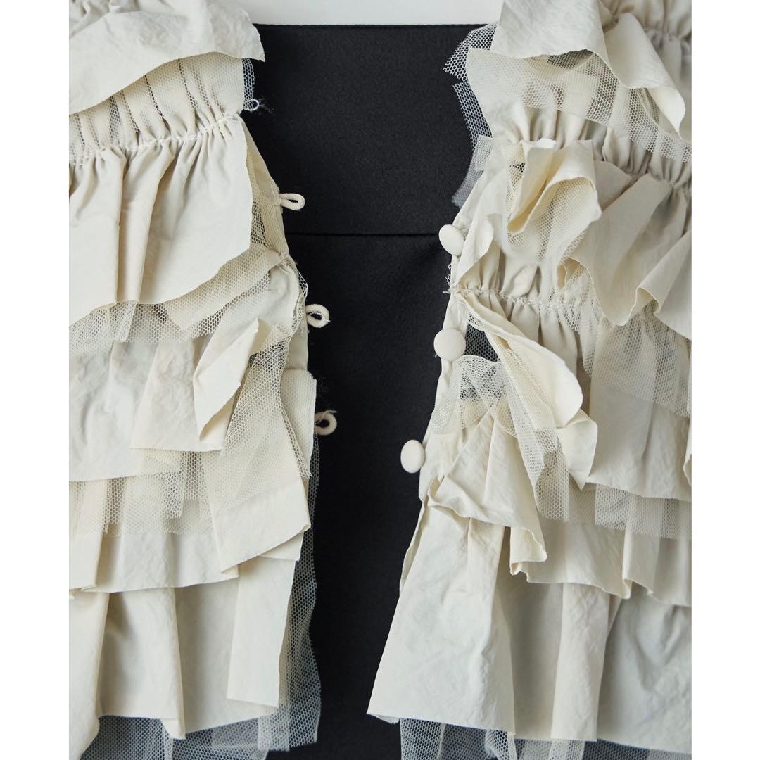 ANDRESD タフタチュールベストセットドレス ブラウン　niana GIRL