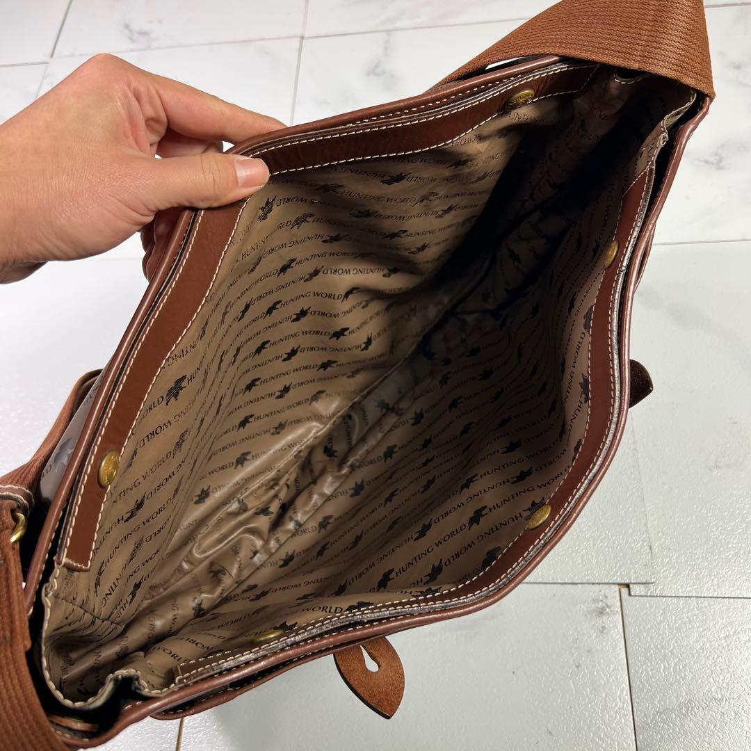 HUNTING WORLD ハンティングワールド ショルダーバッグ ブラック