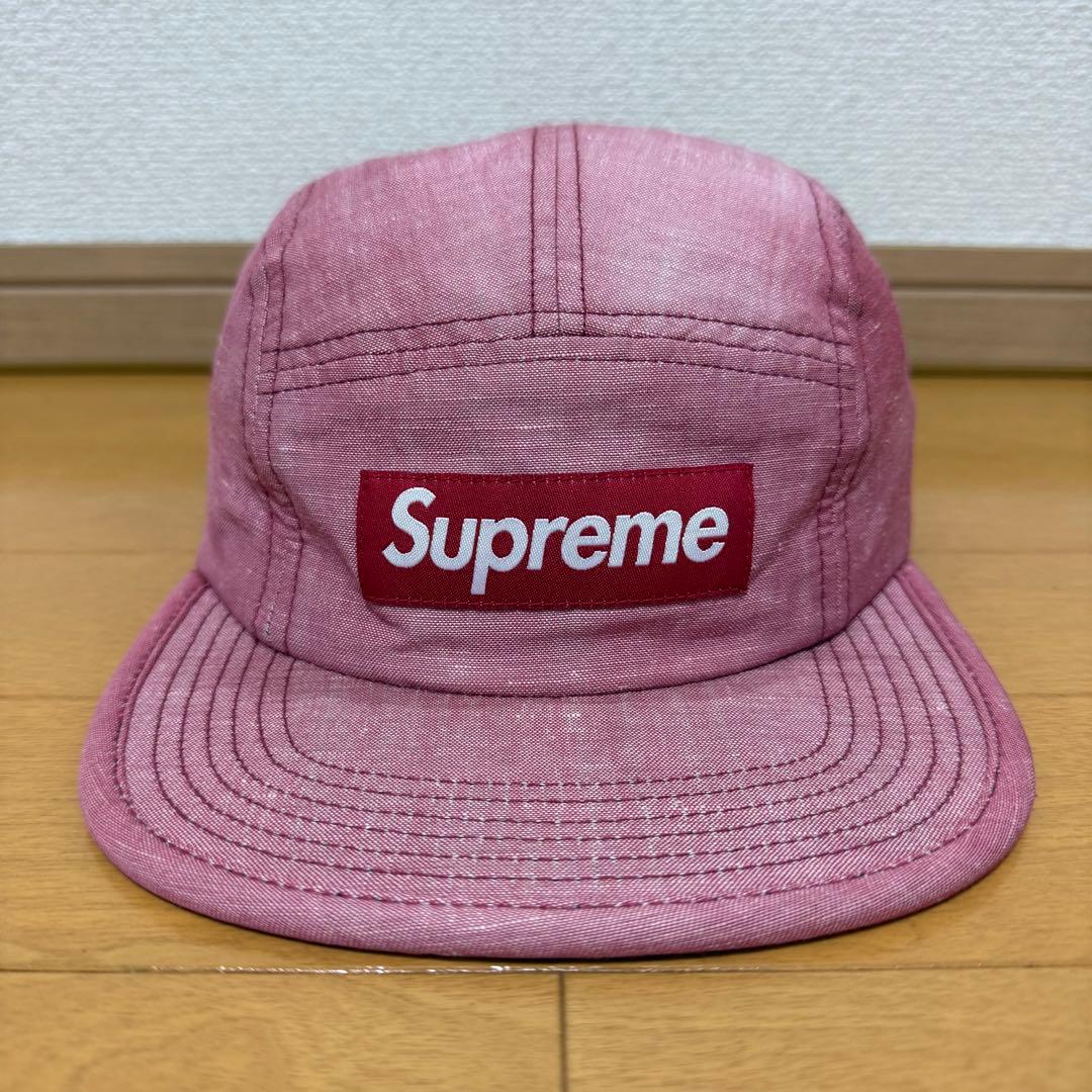 Supreme Melange Camp Cap レッド 13ss