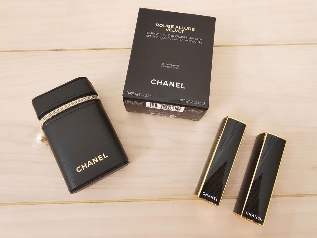 【新品】CHANEL ルージュアリュール ヴェルヴェットレペルルセットオブ2