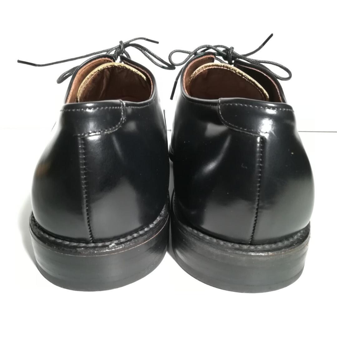 d0305 新品同様・試着程度 アレンエドモンズ プレーントゥ 8EE 黒