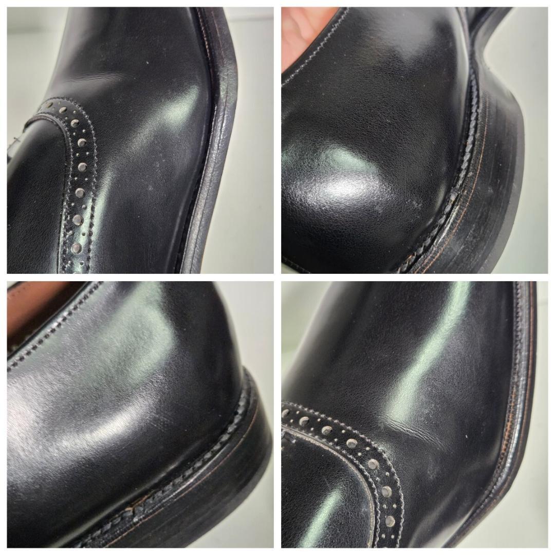 d0305 新品同様・試着程度 アレンエドモンズ プレーントゥ 8EE 黒