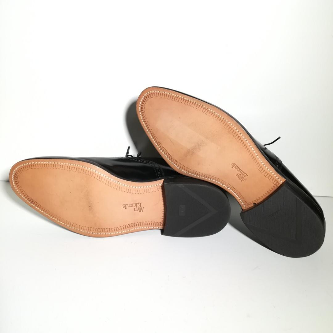 d0305 新品同様・試着程度 アレンエドモンズ プレーントゥ 8EE 黒