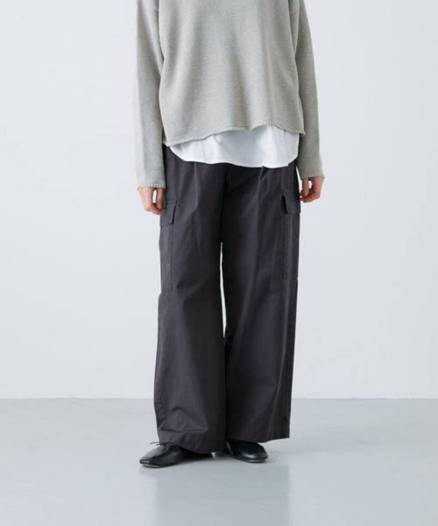 【完売品】かぐれ　ユーティリティイージーパンツ　2025春夏　ブラック