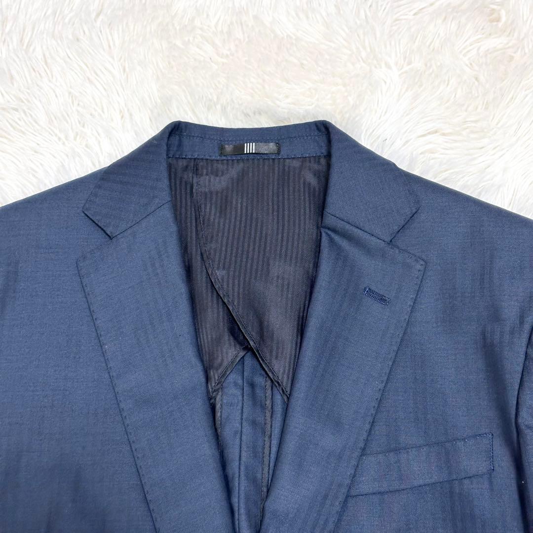 【3ピース✨】スーツセレクト ビジネススーツ セットアップ 紺 A5 フォーマル