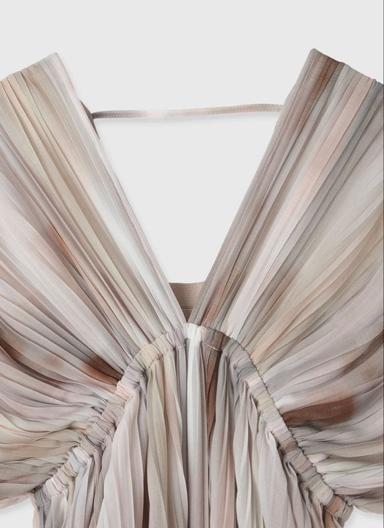 【美品】アニュアンス 完売品 アブストラクトパターンワンピース