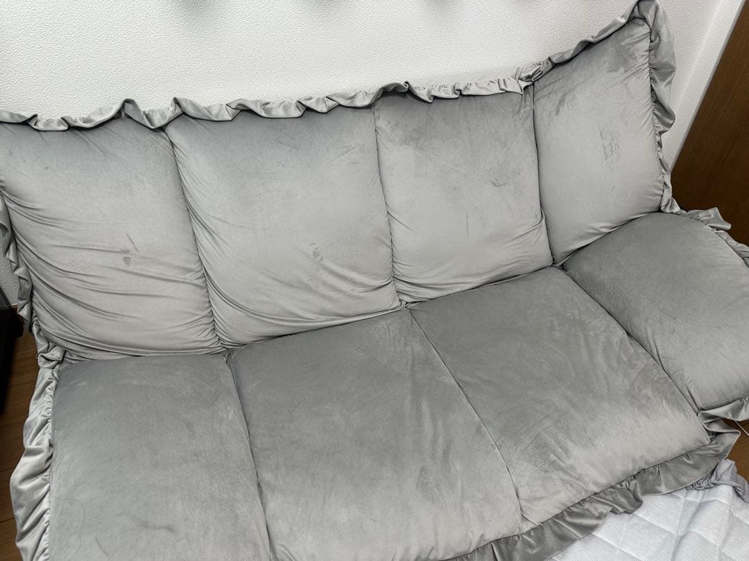 フランフラン　カラン フロアソファ （W1120～1570） グレー