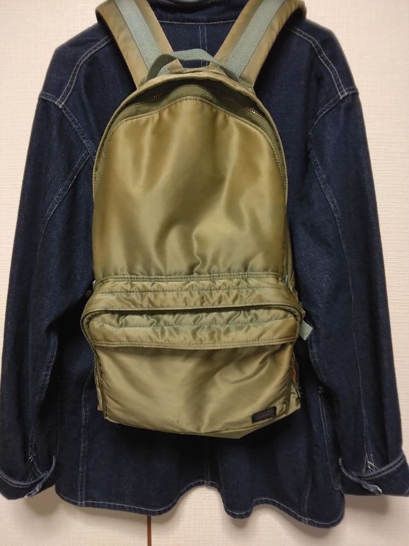 ポーター タンカー リュック Lサイズ セージグリーン 19L
