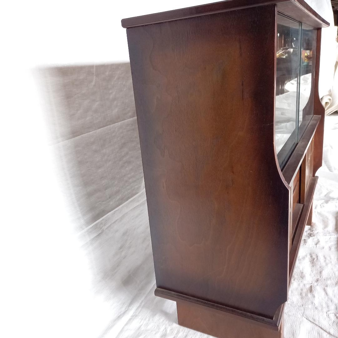 値下げしました！　サイドボード　飾り棚　昭和レトロ