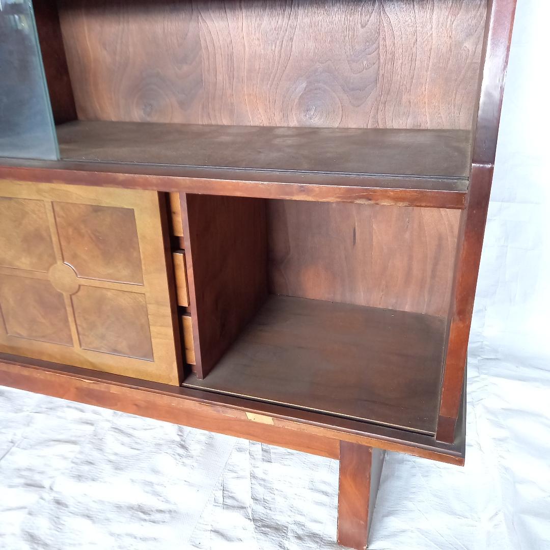 値下げしました！　サイドボード　飾り棚　昭和レトロ