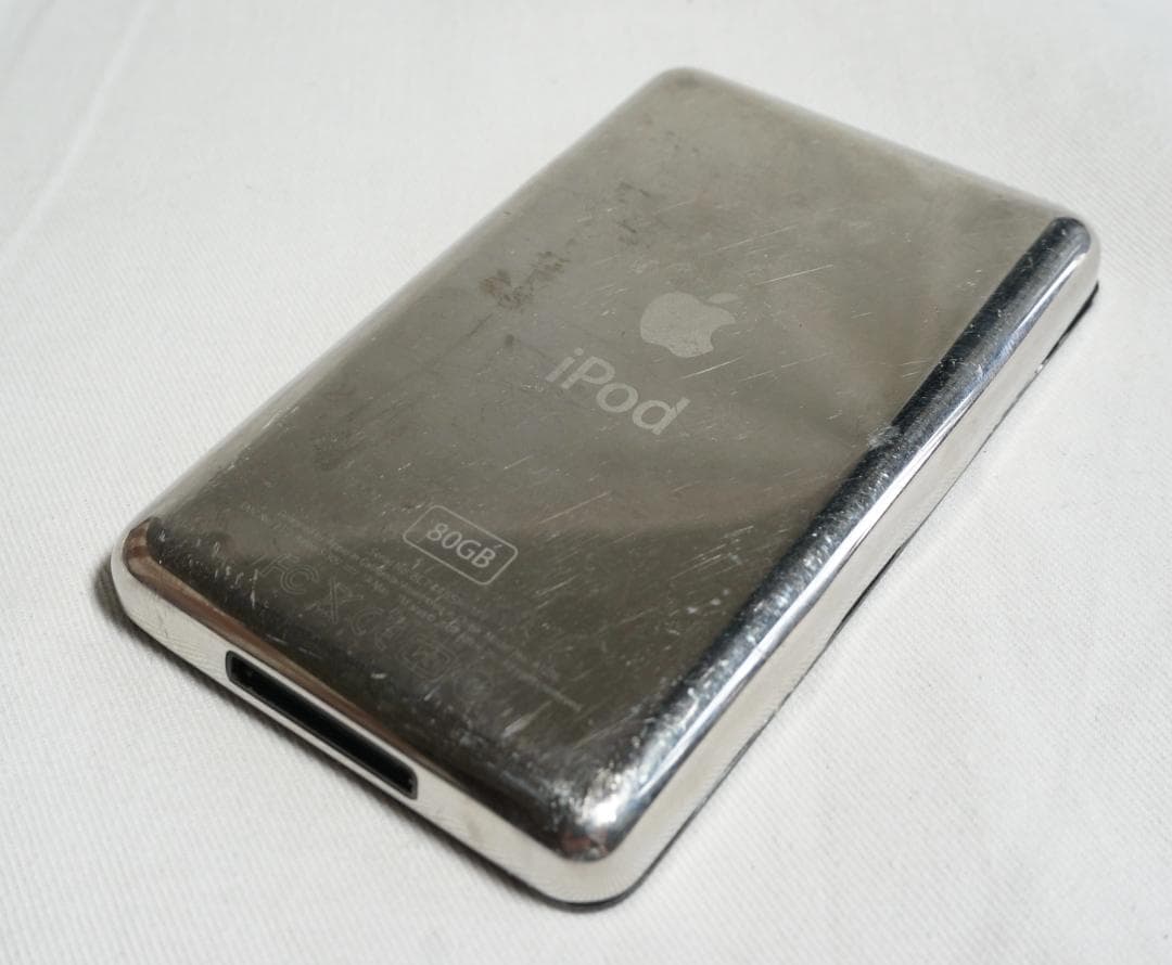 ipod classic 128GB HDD＆バッテリー交換液晶不良dock付き