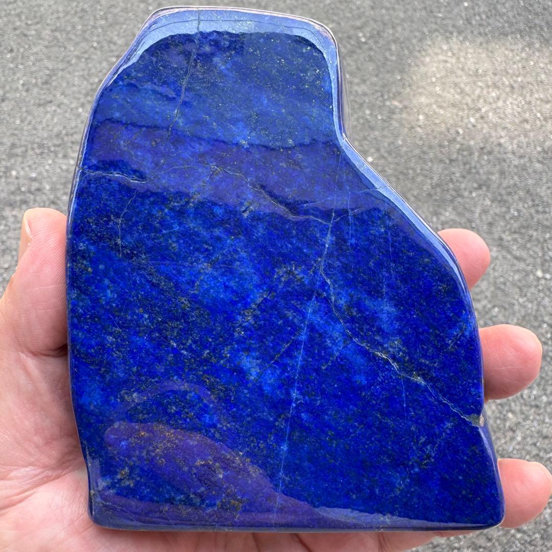 ☆ラピスラズリ☆5A☆金運☆約1060g☆アフガニスタン産☆天然無着色☆磨き原石