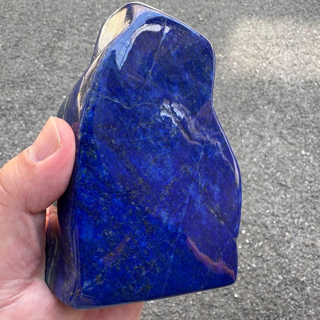 ☆ラピスラズリ☆5A☆金運☆約1060g☆アフガニスタン産☆天然無着色☆磨き原石