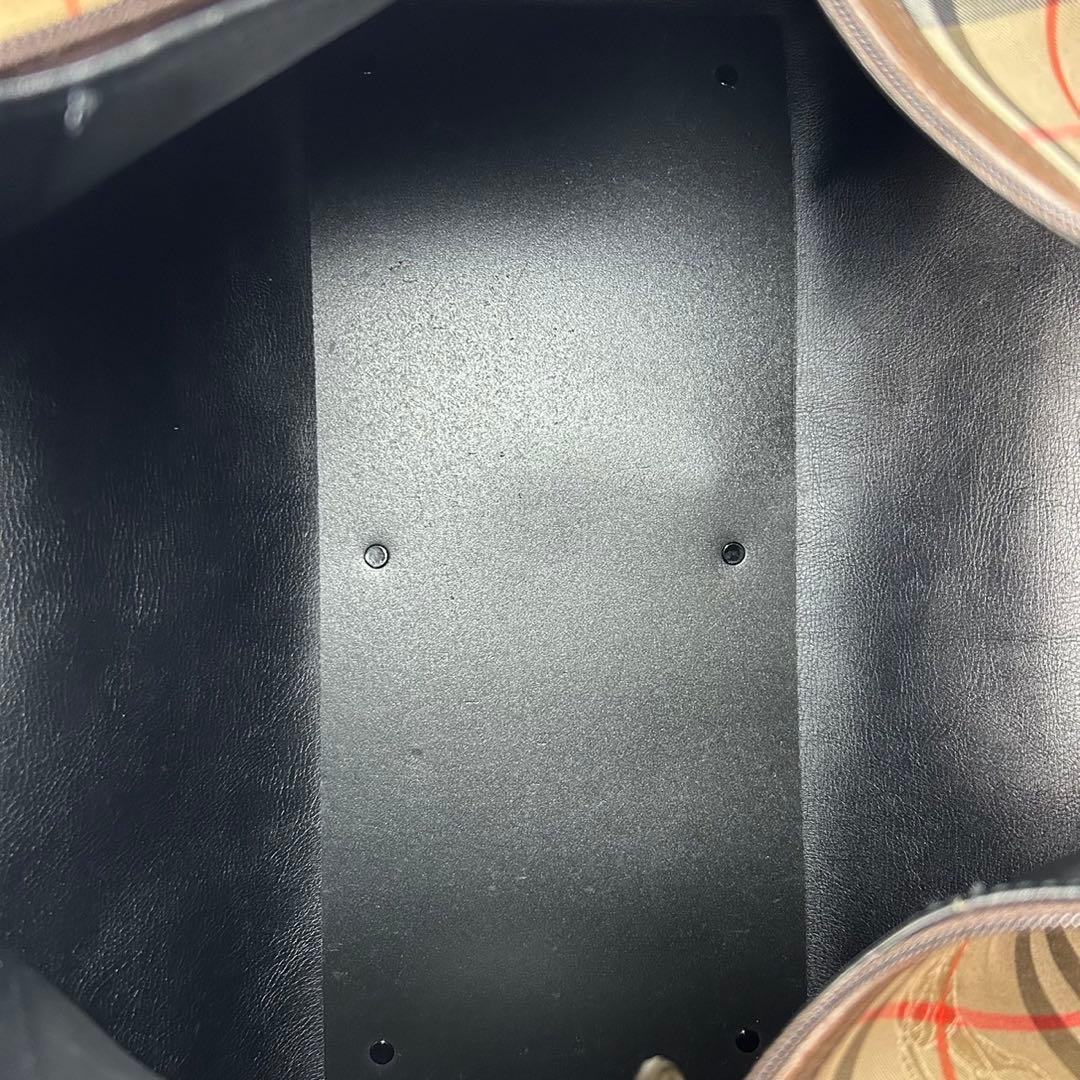 【極美品/鍵付】バーバリーズ ボストンバッグ 旅行バッグ ノバチェック 手提げ