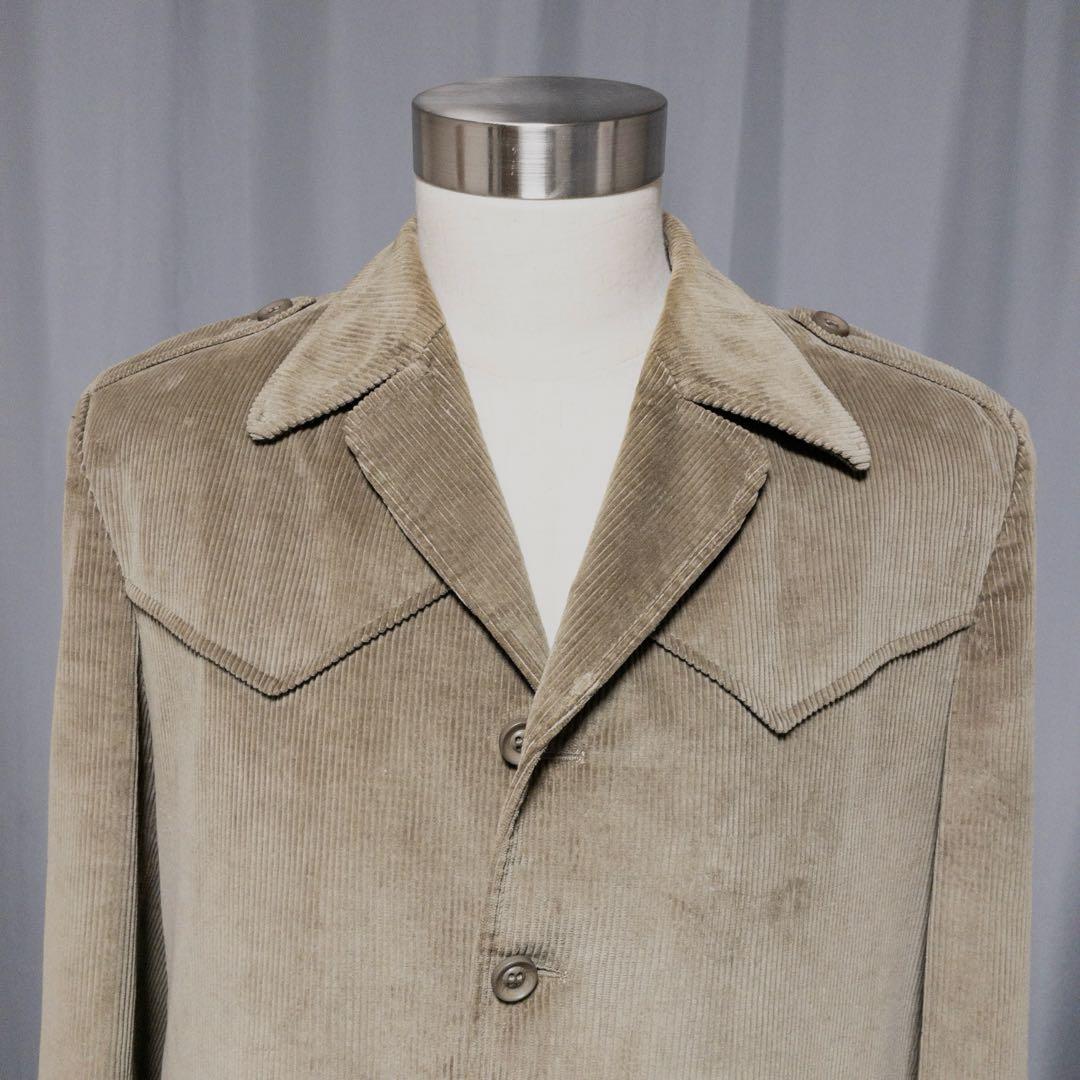 Dunn & Co 70s ヴィンテージ コーデュロイ サファリジャケット