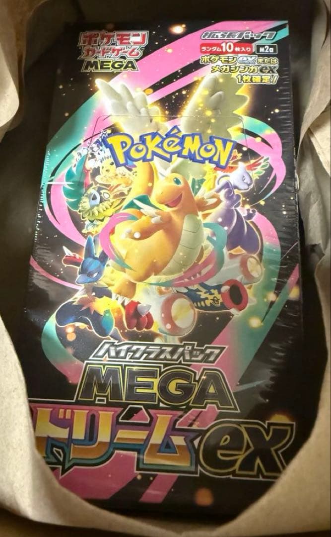 ポケセン産　ポケモンカードMEGAドリームex 1BOX シュリンク付き