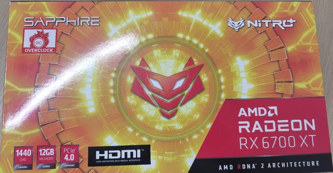 グラフィックボード・グラボ・ビデオカード SAPPHIRE NITRO+Radeon RX 6700 XT OC 12GB