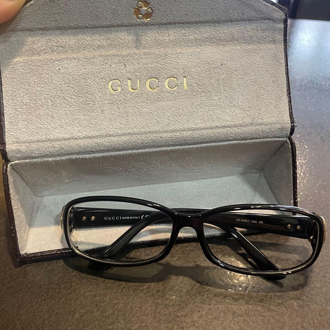 グッチ ホースビット メガネ 度入り
