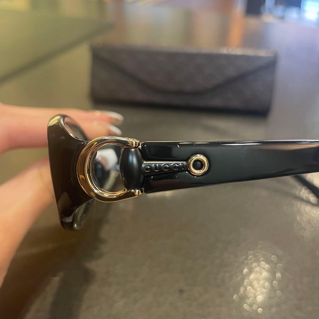 グッチ ホースビット メガネ 度入り