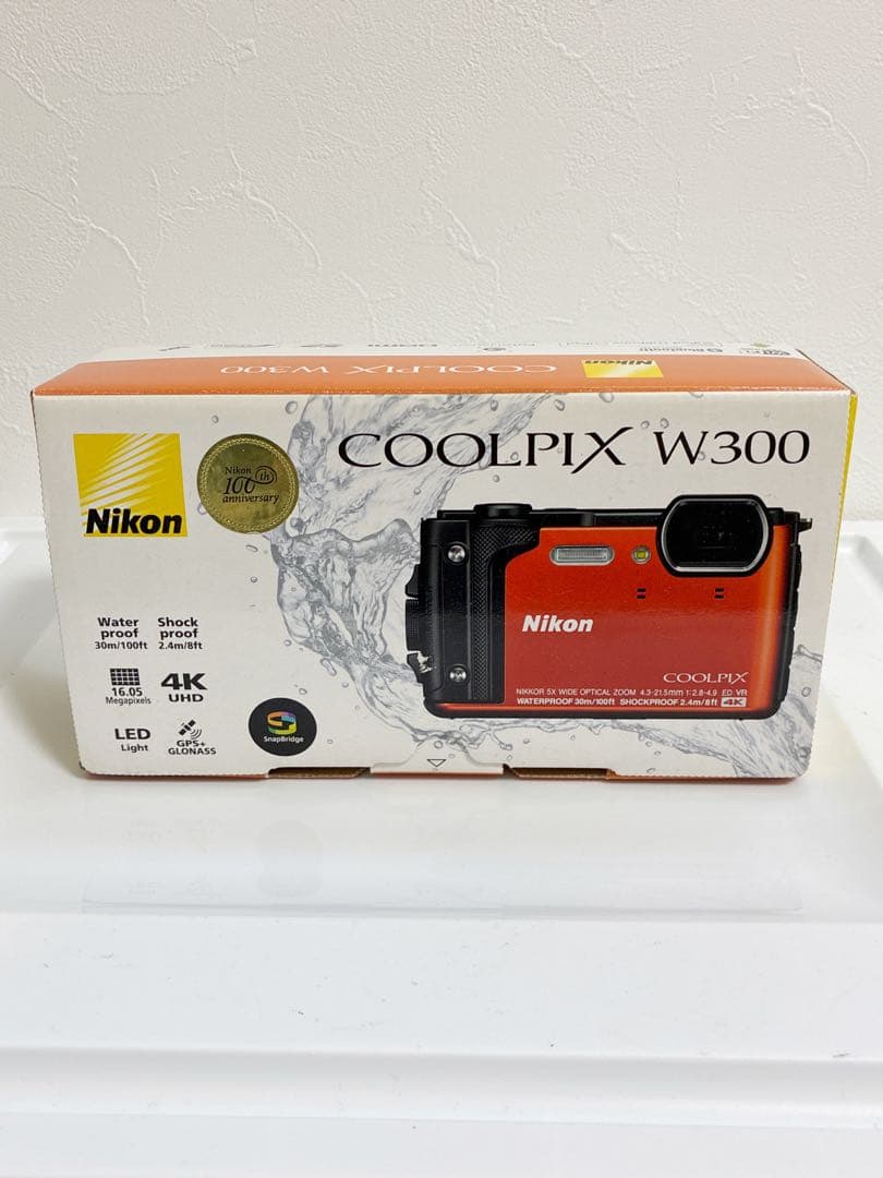 美品！Nikon COOLPIX W300 オレンジ