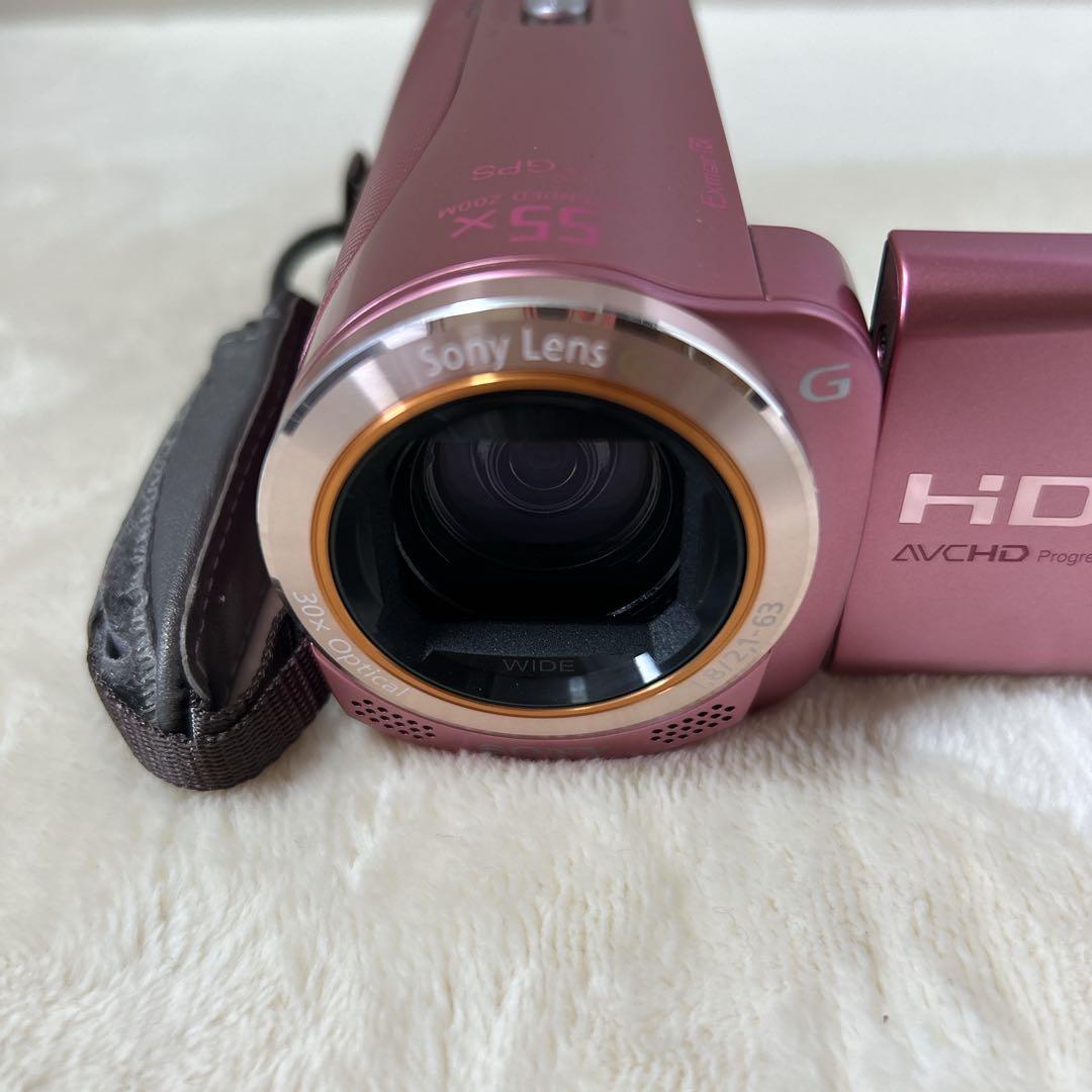 【極美品】SONY HDR-CX270V ビデオカメラ ピンク デジタルカメラ