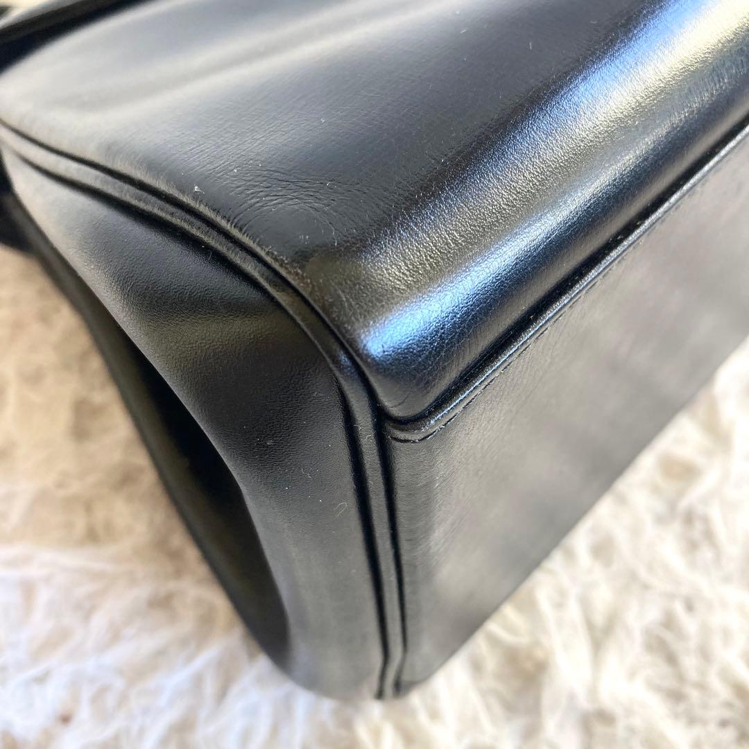 皇室御用達 濱野皮革工藝 HAMANO ハンドバッグ フォーマル 本革 冠婚葬祭