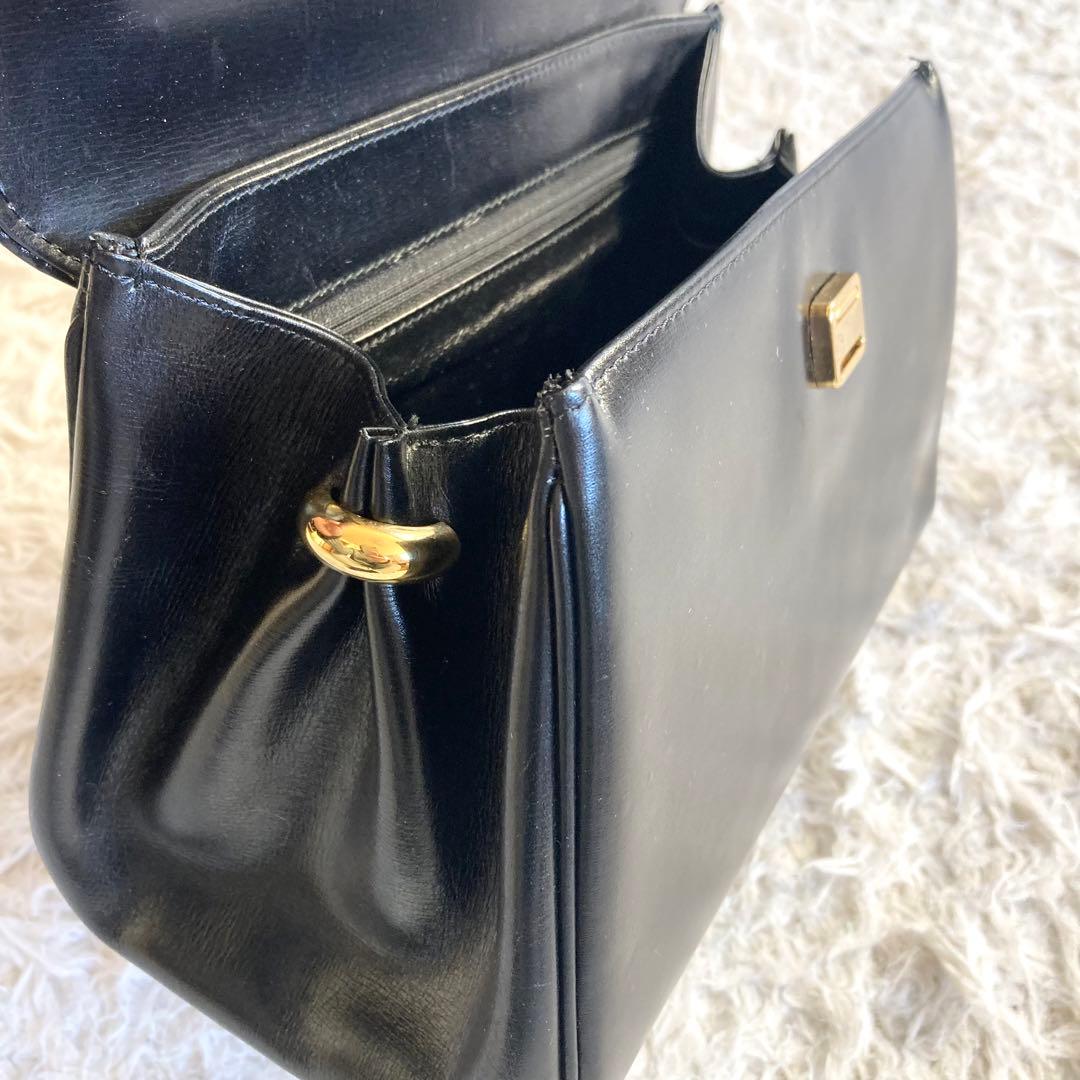 皇室御用達 濱野皮革工藝 HAMANO ハンドバッグ フォーマル 本革 冠婚葬祭