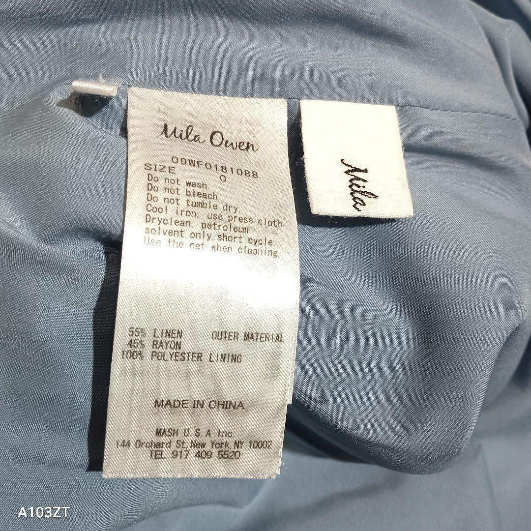 【美品】ミラオーウェン　セットアップ　シアーフェミニンブラウス