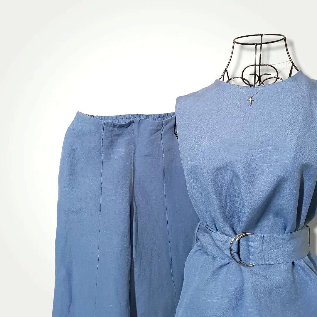 【美品】ミラオーウェン　セットアップ　シアーフェミニンブラウス