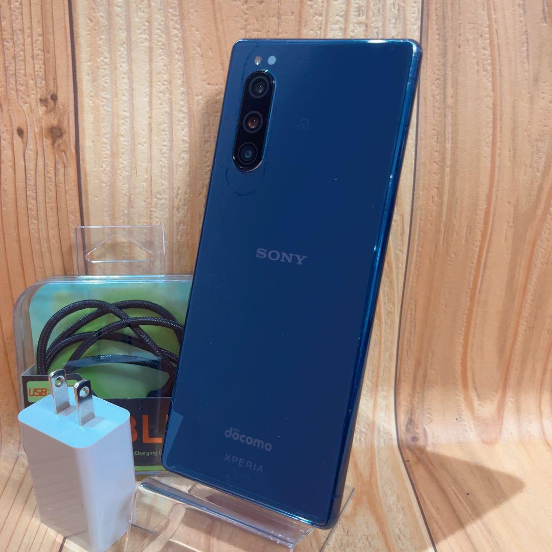 SIMフリー 本体 Xperia 5 SO-01M 64GB 148G4 ブルー