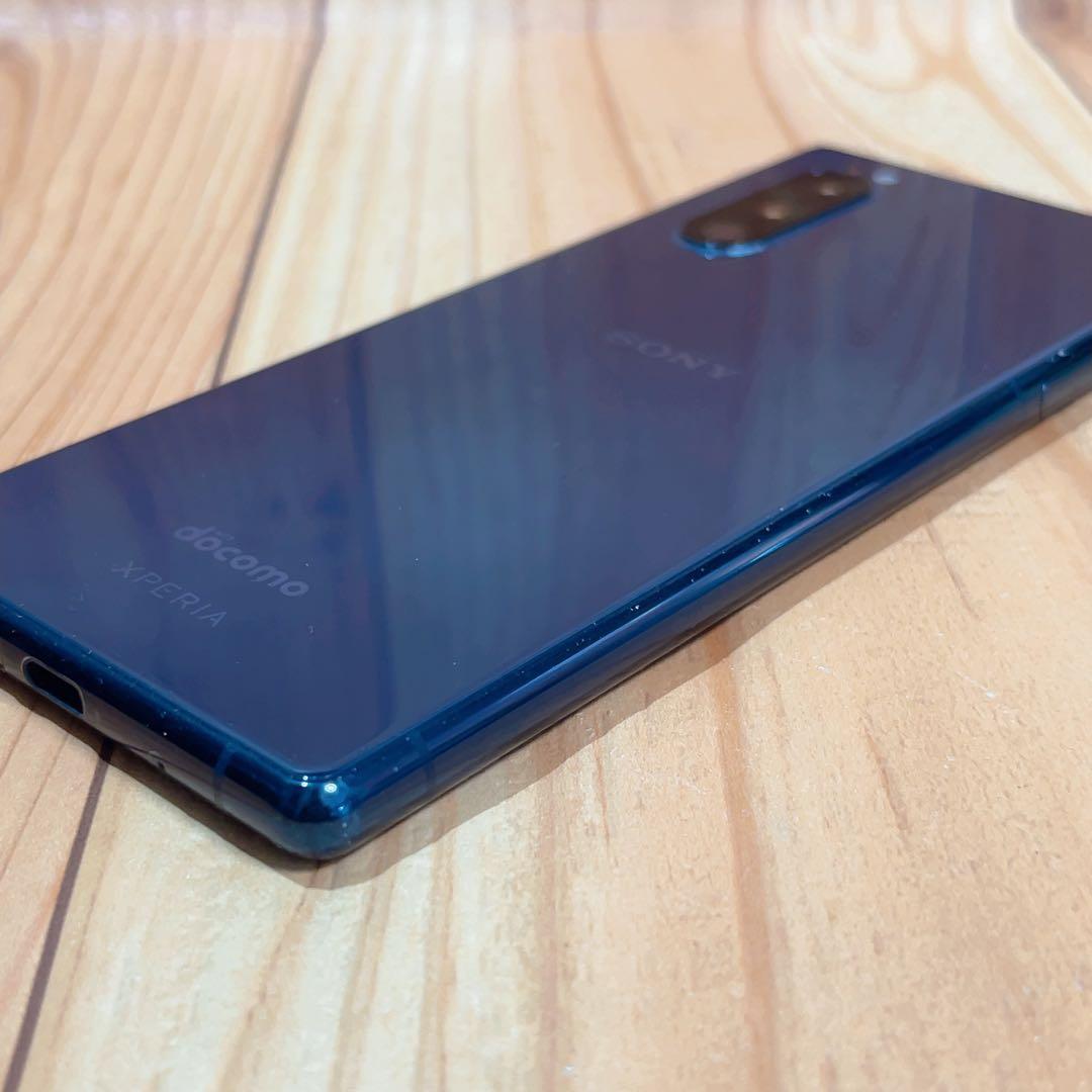 SIMフリー 本体 Xperia 5 SO-01M 64GB 148G4 ブルー