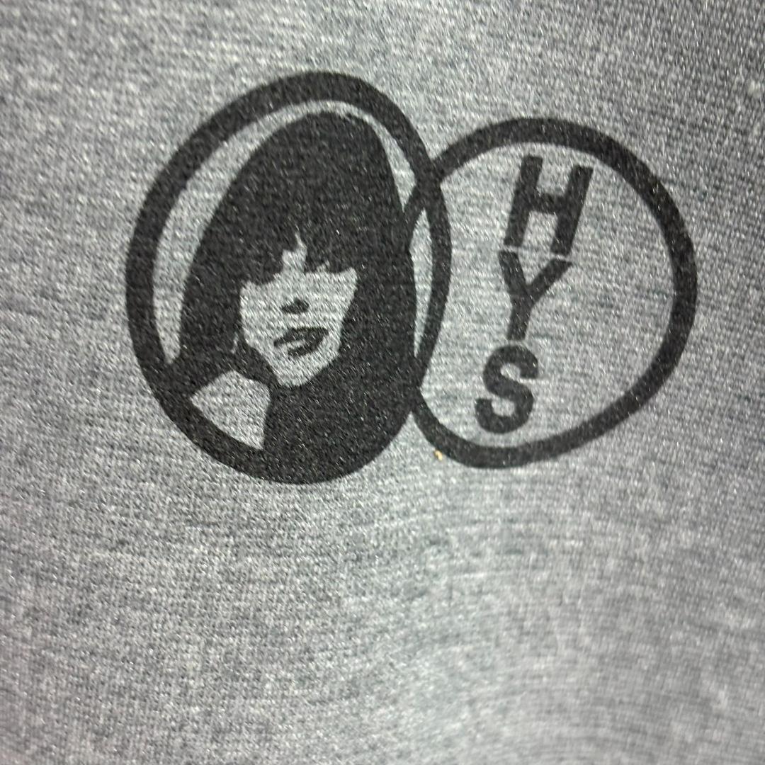 ヒステリックグラマー ヒスガール　ハーフジップ スウェット Mサイズ グレー