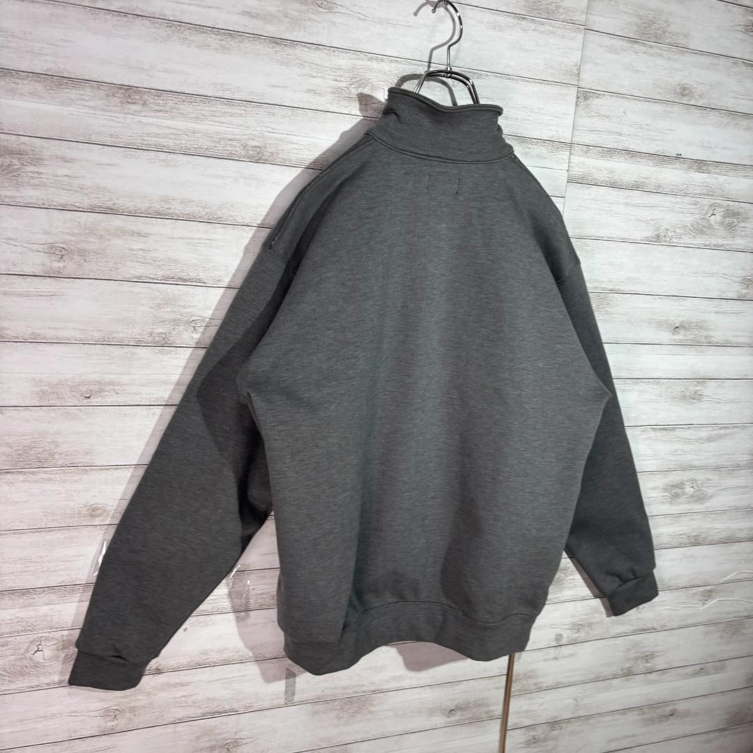 ヒステリックグラマー ヒスガール　ハーフジップ スウェット Mサイズ グレー