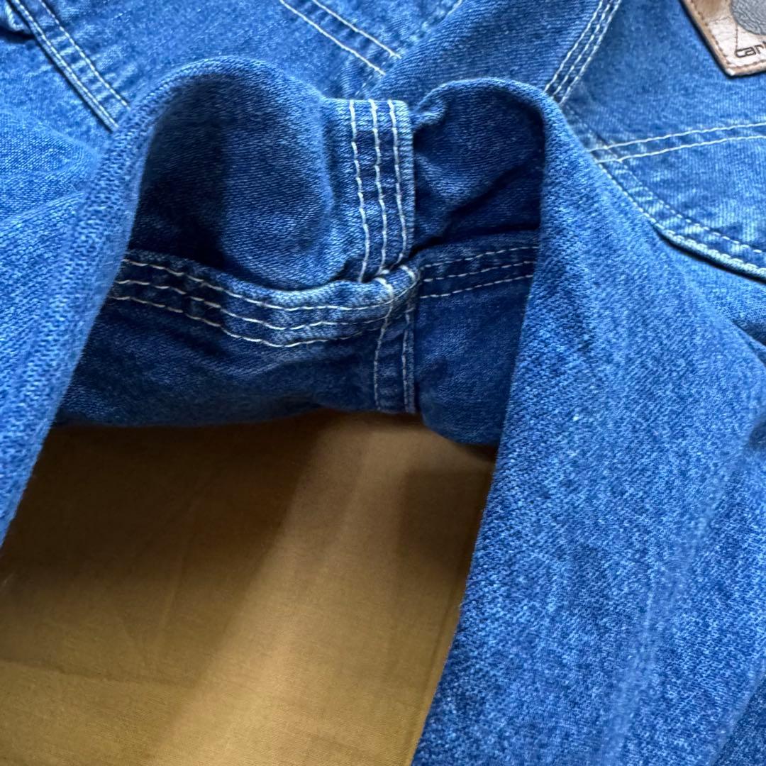 90s 良色　carhartt ペインターパンツ　デニム　濃紺　W32 L32