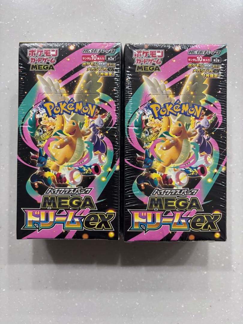 ポケモンカードゲーム MEGA ドリームex2個セット シュリンク付き
