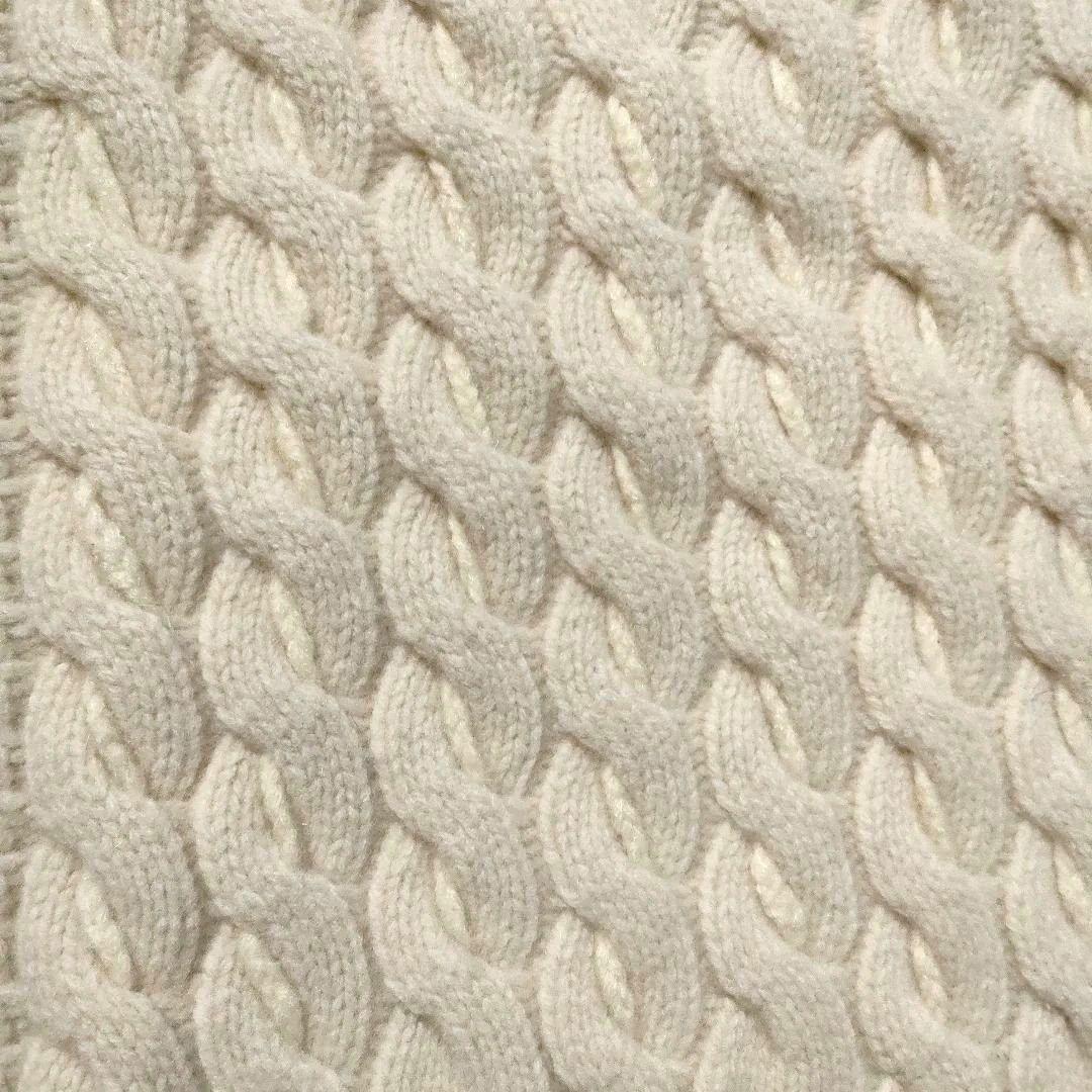 Curensology アラン チルデン ニット ベスト　アイボリー