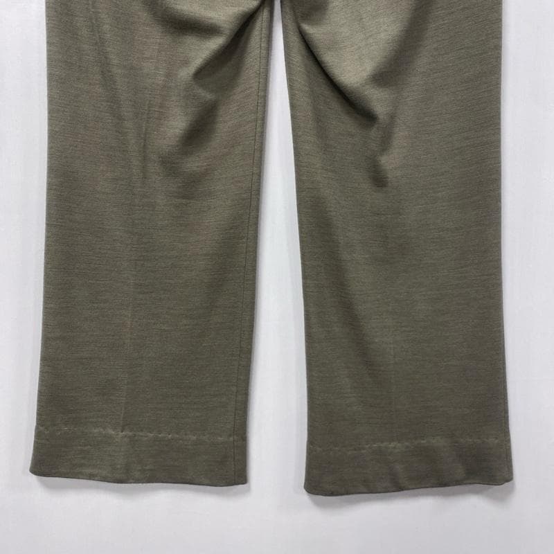 イーオールドアンドニューマン/ウールジャージースポーツスラックス/緩やかフレア