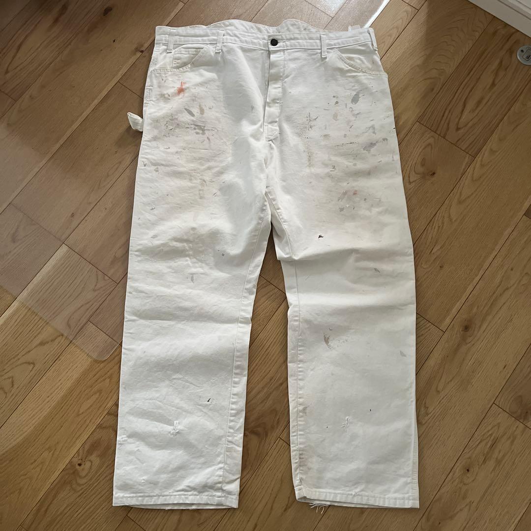 ディッキーズ　白ペインターパンツ　SHEAWIN WILLIAMS コラボ