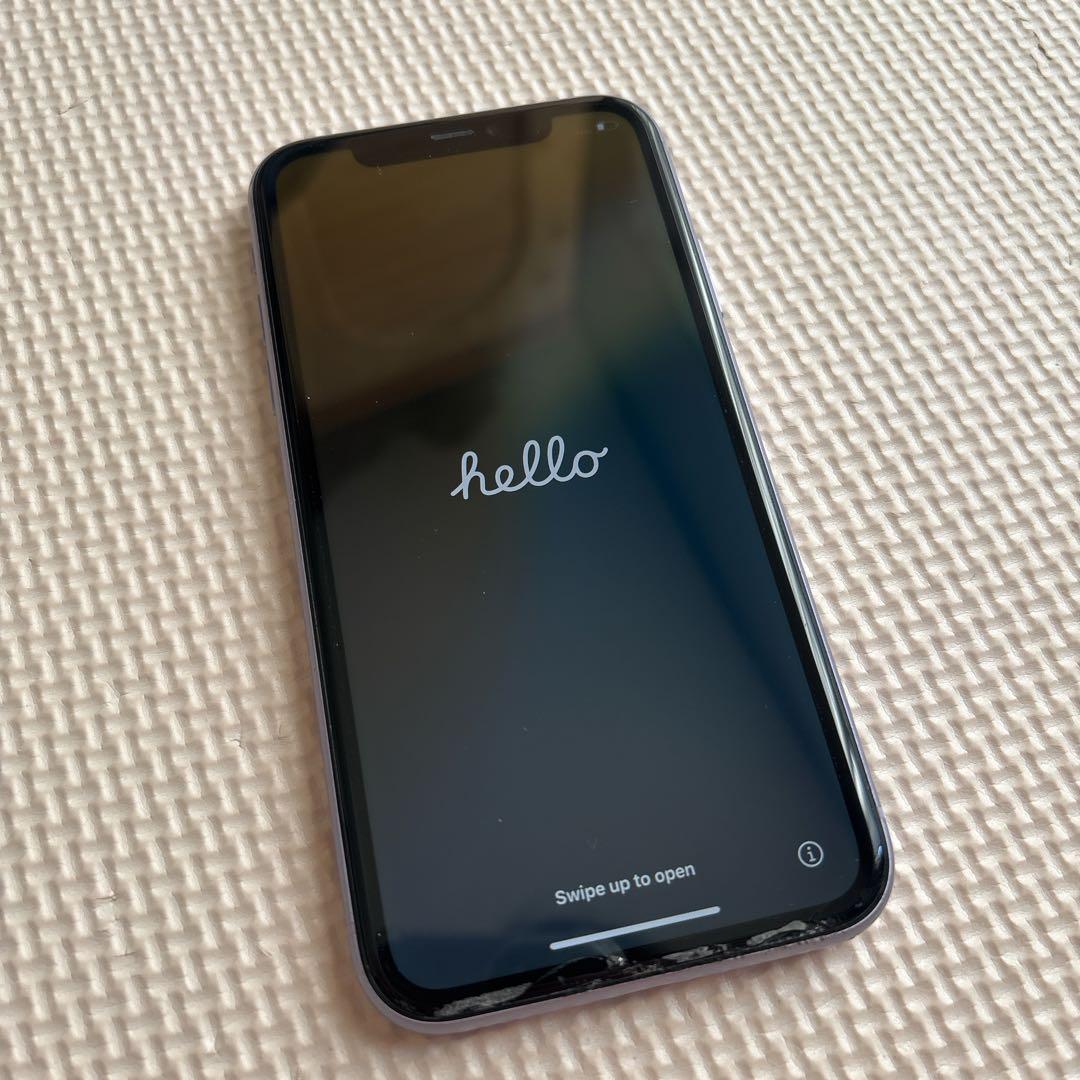 iPhone 11 パープル 256GB バッテリー70%