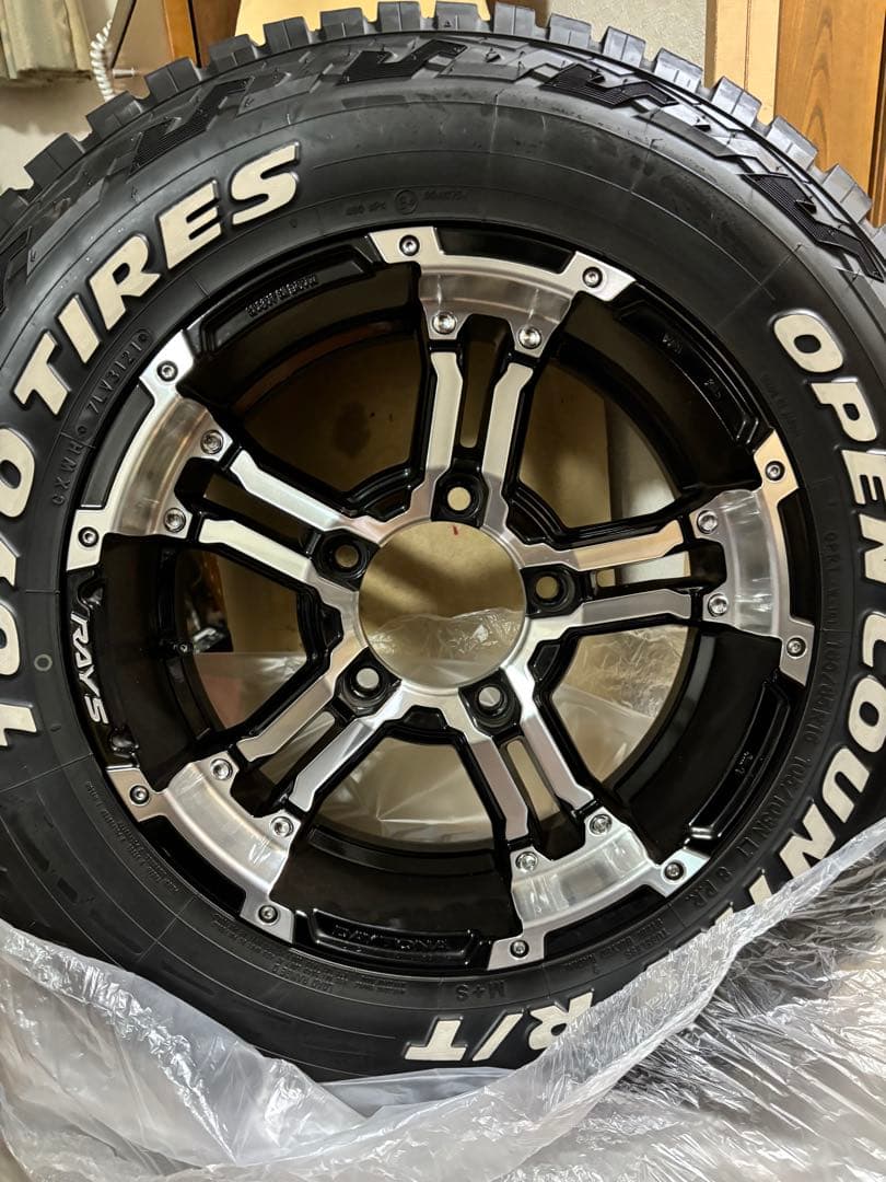 レイズFX-D 185-85-16 TOYOタイヤオープンカントリー7〜8分山