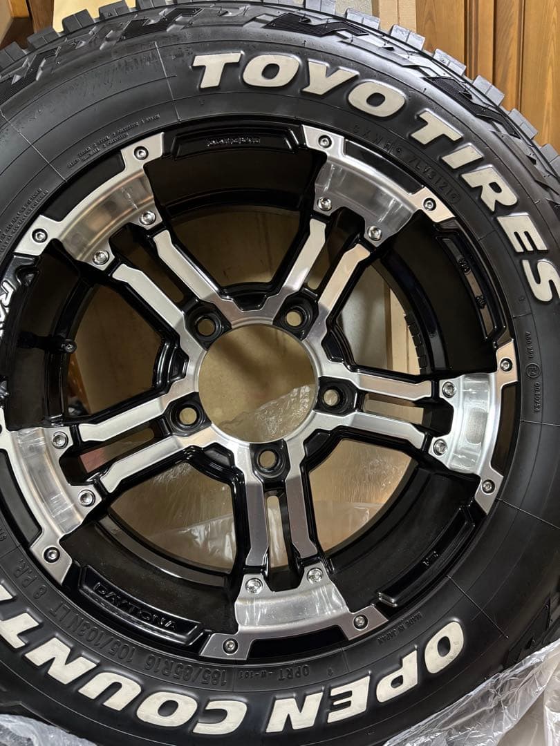 レイズFX-D 185-85-16 TOYOタイヤオープンカントリー7〜8分山