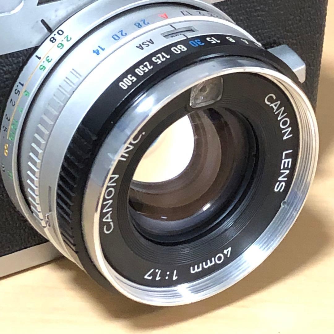 《動作品》Canon Canonet QL17 GIII キャノン カメラ